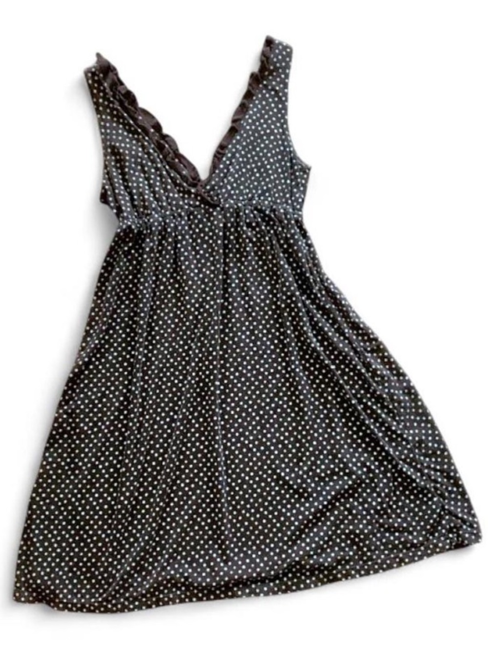 Brown Polkadot Dress